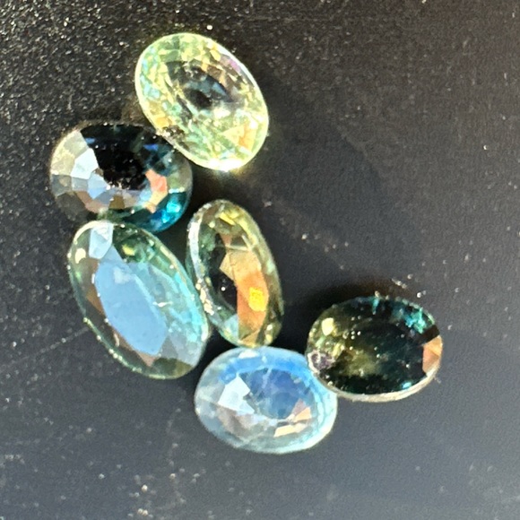 2.465 CT Natural Bi-Color Sapphire Lot. Only Heated Oval 6 Pcs Gem - Picture 10 of 17